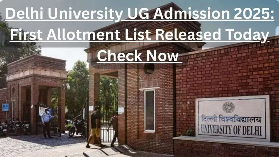 Delhi University UG Admission 2025